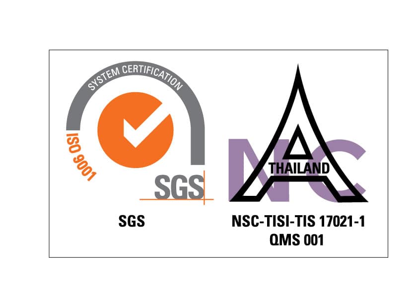 ใบรับรอง SGS ISO 9001 NAC